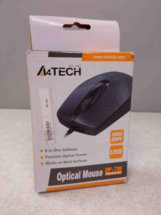 Мышь компьютерная Б/У A4Tech OP-720 USB. Киев. фото 1 Мышь компьютерная Б/У A4Tech OP-720 USB. Киев. фото 1