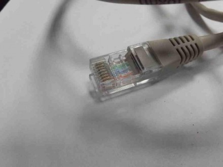 Кабель Ethernet-Lan 1м. з разьемами RJ45, кручена пара, для підключення мережног. . фото 3