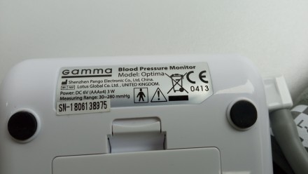 Тонометр Gamma Optima, автоматичний; місце вимірювання тиску: плече; розмір манж. . фото 4