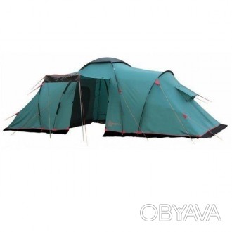  Двухкомнатная палатка Brest 4 (V2) рассчитанана на комфортное размещение 4 чело. . фото 1