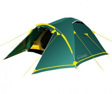  Универсальная палатка Tramp Stalker 4 V2. Трехдуговая модель конструкции "полус. . фото 2