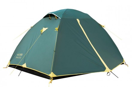  Универсальная двухместная туристичсекая палатка Tramp SCOUT 2 (V2) - простая в . . фото 7