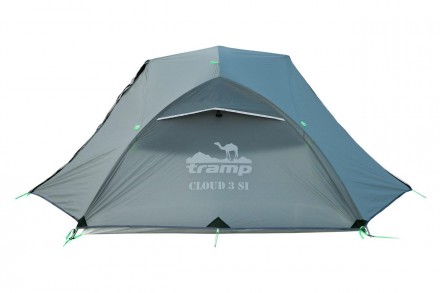  Палатка Tramp Cloud 3 Si TRT-092-GREY светло-серая Обзор о тесте этой палатки в. . фото 4