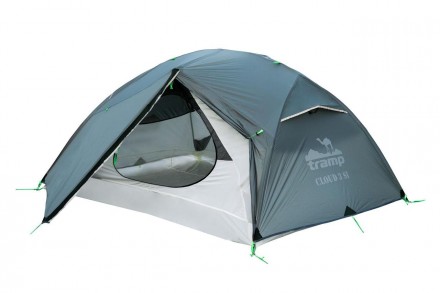 Палатка Tramp Cloud 3 Si TRT-092-GREY светло-серая Обзор о тесте этой палатки в. . фото 8