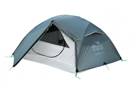  Палатка Tramp Cloud 3 Si TRT-092-GREY светло-серая Обзор о тесте этой палатки в. . фото 7