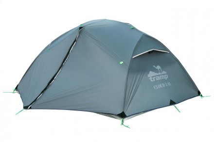  Палатка Tramp Cloud 3 Si TRT-092-GREY светло-серая Обзор о тесте этой палатки в. . фото 6