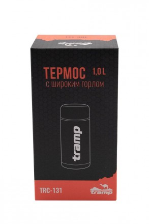 Пищевой термос Tramp UTRC-131 с широким горлом объемом 1 л. Термос с широким го. . фото 9