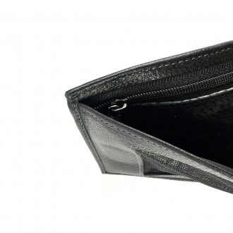 Кожаный мужской кошелек с зажимом для денег H.T Leather. Выполнен из натуральной. . фото 8