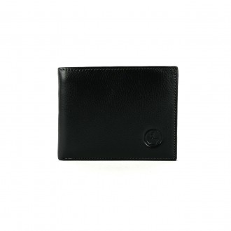 Кожаный мужской кошелек с зажимом для денег H.T Leather. Выполнен из натуральной. . фото 2