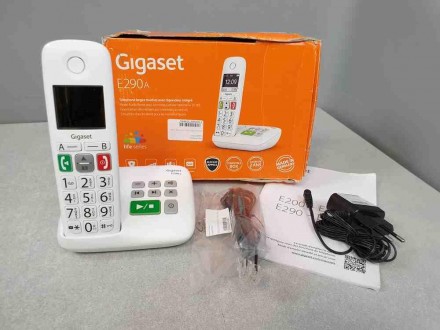 Беспроводной телефон GIGASET E290A DECT с автоответчиком + 2 трубки E290HX
Эргон. . фото 2
