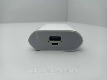 Зовнішній акумулятор EMP111WE Boson 6000mAh Gray
Ємність: 6000mAh Вхідна напруга. . фото 3