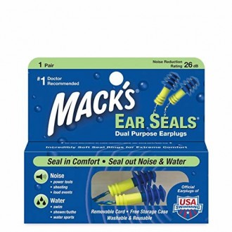  Беруші Mack's Ear Seals - прекрасний варіант недорогих беруші для захисту від в. . фото 2