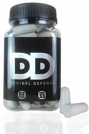 Шумоподавление в ушных вкладышах Decibel Defense составляет 33 дБ, что делает их. . фото 3