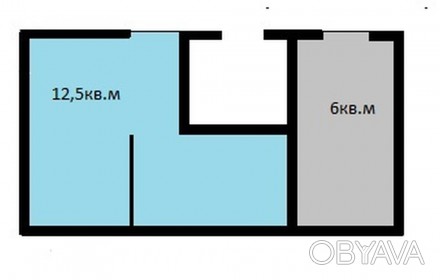 Продам нежилые помещения площадью 12,5 кв. м (3500 $) и 6 кв.м, (2500 $), распол. . фото 1