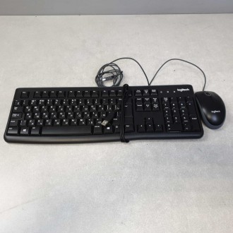 Дротовий комплект Logitech K120, клавіатура + миша
Основні характеристики:
- Вол. . фото 2