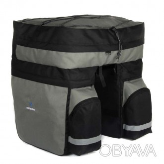 Сумка-штаны на багажник Roswheel 60L, черно-серая
• Общий объем: 60 литров
• Габ. . фото 1