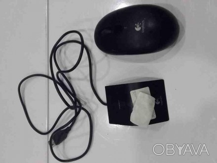 бездротова миша, інтерфейс USB + PS/2, для настільного комп'ютера, світлодіодна,. . фото 1