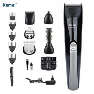 
Машинка для стриження волосся KEMEI KM-600
 Набір для стриження волосся Kemei, . . фото 5