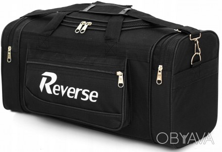 Вместительная сумка для поездок из кордуры 58L Reverse черная A01-70 black
Сумка. . фото 1