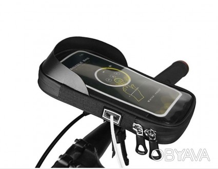 Сумка-чехол на руль велосипеда Bravvos SJ-001 для смартфона 5,5" - 6.5"
Сумка кр. . фото 1