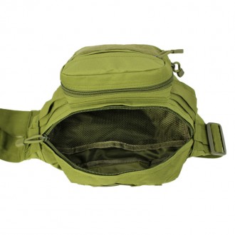 Функциональная и надежная сумка-бананка AOKALI Outdoor
Тактическая поясная сумка. . фото 5