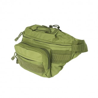 Функциональная и надежная сумка-бананка AOKALI Outdoor
Тактическая поясная сумка. . фото 2