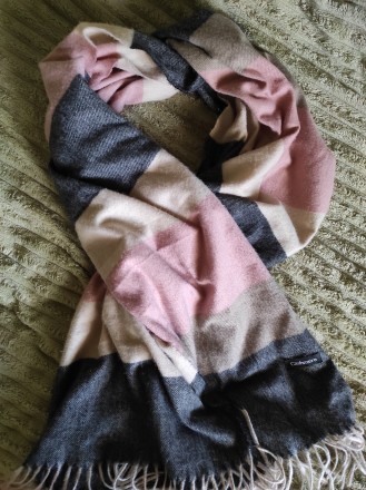 Дуже актуальний, об"ємний кашеміровий, теплий та ніжний топ - шарф, пашміна. . фото 7