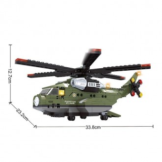 Конструктор AUSINI "Военный вертолет" (452 ​​детали) арт. 22606
У большинства ма. . фото 4