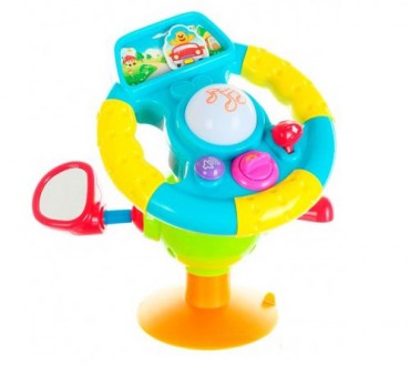 Развивающая игрушка Huile Toys Забавный руль (916) со световыми и звуковыми эффе. . фото 3