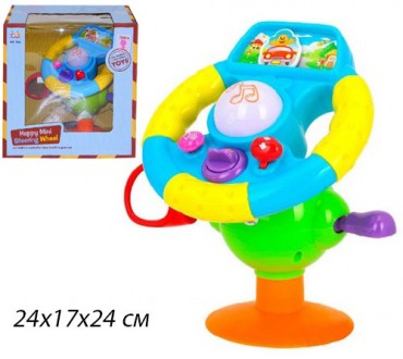 Развивающая игрушка Huile Toys Забавный руль (916) со световыми и звуковыми эффе. . фото 2