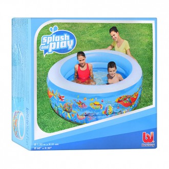 Надувной бассейн Bestway "Подводный мир" для взрослых и детей от 6 лет. Изготовл. . фото 2