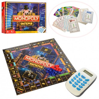 Настольная игра Монополия с терминалом M 3801 характеристики:
игровое поле;
фишк. . фото 2