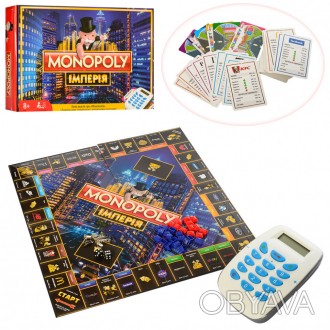 Настольная игра Монополия с терминалом M 3801 характеристики:
игровое поле;
фишк. . фото 1
