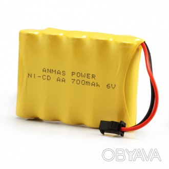 Аккумулятор Ni-Cd 6V 700 mAh широко используется для питания широкого ряда детск. . фото 1