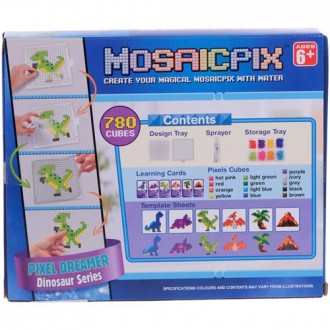 Аквамозаика MOSAICPIX "Динозавры" - это одновременно увлекательная игра и способ. . фото 3