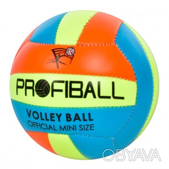 М'яч волейбольний Profi EV-3159-1 виконаний з хороших матеріалів, що дозволяє м'. . фото 1