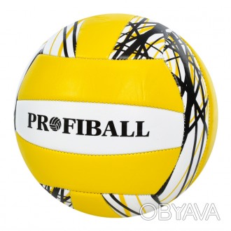 М'яч волейбольний Profi EV-3372 виконаний з хороших матеріалів, що дозволяє м'яч. . фото 1