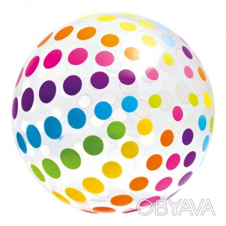Мяч 59065 изготовлен из высококачественного, прочного полихлорвинила. Диаметр со. . фото 1