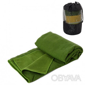 Полотенце для йоги MS 2857-1- использующийся как подушка, замена мата или сидени. . фото 1