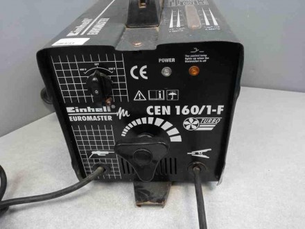 Зварювальний апарат Einhell CEN 160/1-F
Тип: трансформатор; ручна дугова (ММА); . . фото 8