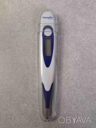 Електронний термометр з заокругленою формою, гнучким наконечником і надшвидким р. . фото 1