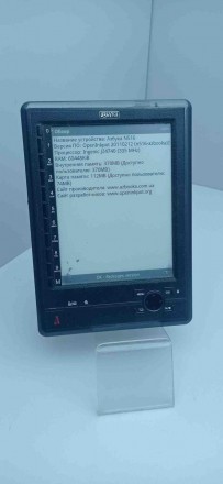 Електронна книга з ч/б екраном 5", E-Ink Vizplex, роздільна здатність 800x600, 8. . фото 2