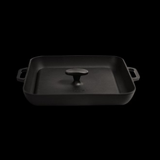 Сковорода-гриль чугунная без покрытия со специальной термической обработкой НПП . . фото 2