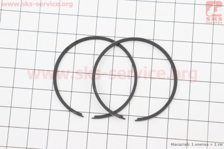 Кольца поршневые Honda TACT (SA50) 41мм +1,00 (замки внутренние) для японских ск. Киев. фото 1