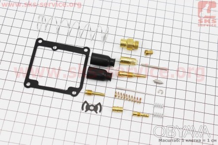 Код (артикул) товара 339534. Ремонтный комплект карбюратора Suzuki AX 100, 19 де. . фото 1