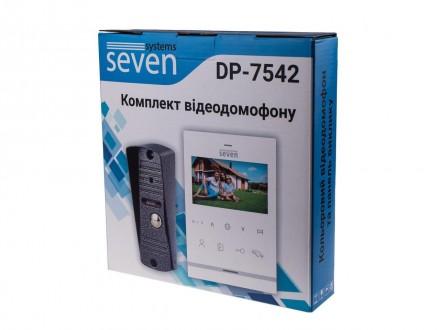 Основні принципи роботи відеодомофона з викличною панеллю SEVEN DP-7542 Kit whit. . фото 6