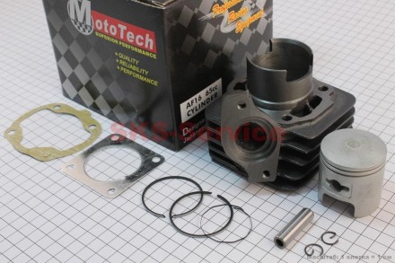 Цилиндр к-кт (цпг) Honda TACT AF09/AF16 65cc-44мм (палец 10мм, крепление глушите. Київ. фото 1 Цилиндр к-кт (цпг) Honda TACT AF09/AF16 65cc-44мм (палец 10мм, крепление глушите. Київ. фото 1