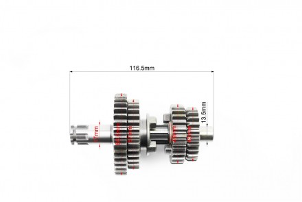 Код (артикул) товара 319019. Коробка передач (два вала с шестернями) d-14мм под . . фото 15