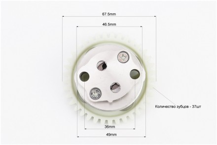 Код (артикул) товара 321046. Насос масляный с шестерней 37 зуб, СВ для двигателя. . фото 9