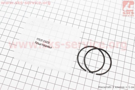 Код (артикул) товара 203063. Кольца поршневые 40х1,2мм MS-210/211/230, FS-100/40. . фото 2